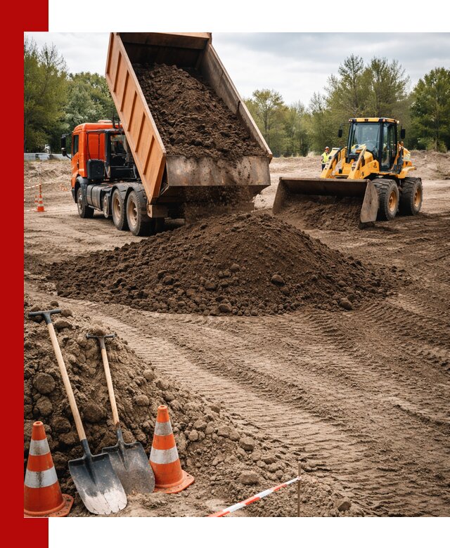 Поставка и доставка планировочного грунта в Озёрске