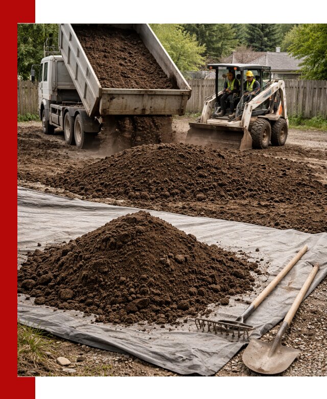 Грунт для отсыпки участка с доставкой в Озёрске