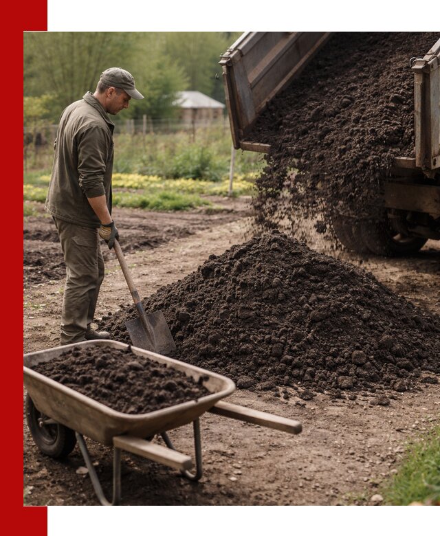Доставка качественной земли для огорода в Озёрске