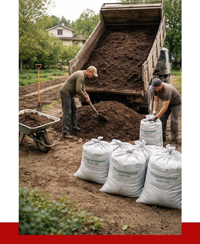 Плодородная смесь в Озёрске от 4260 р./куб с доставкой | ПРОНЕРУДОзр
