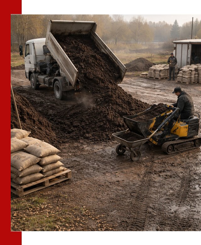 Кислый торф в доставке по выгодным ценам в Озёрске