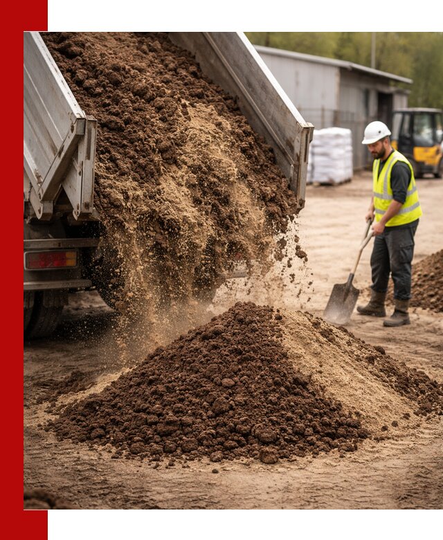 Доставка торфо-песчаной смеси в Озёрске для строительства и озеленения