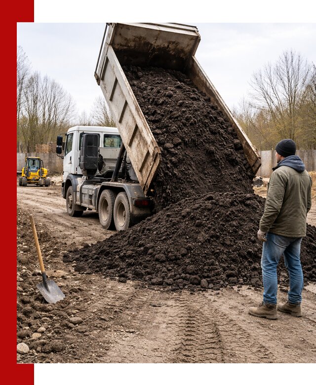 Доставка чернозема навалом в Озёрске быстро и выгодно