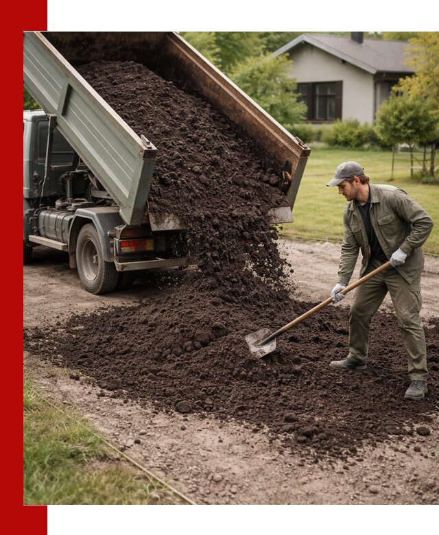 Чернозем для газона с доставкой в Озёрске быстро и качественно