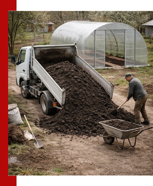 Чернозем для теплицы с доставкой в Озёрске