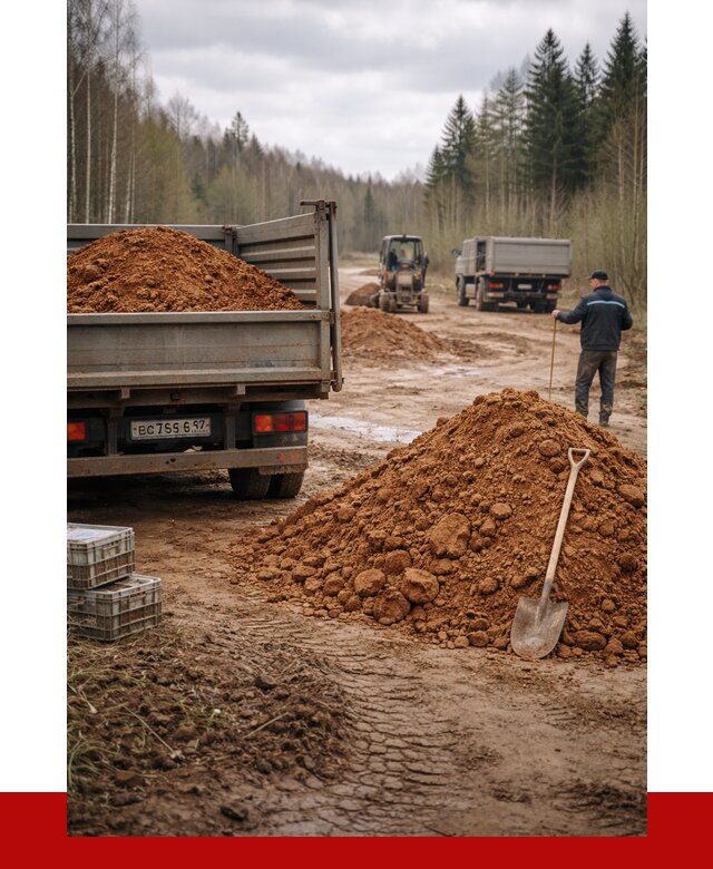 Глина и суглинки в Озёрске от 4564 р. за куб | ПРОНЕРУДОзр