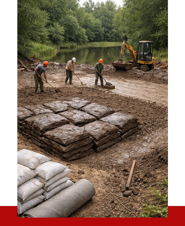 Купить глину для пруда в Озёрске от 4564 р. с доставкой | ПРОНЕРУДОзр