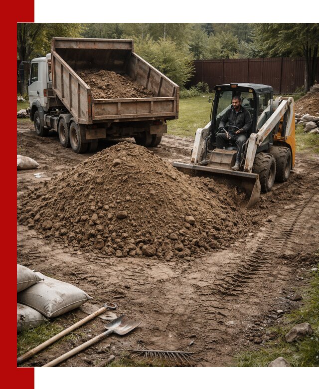 Суглинок для планировки участков в Озёрске с доставкой и выгрузкой