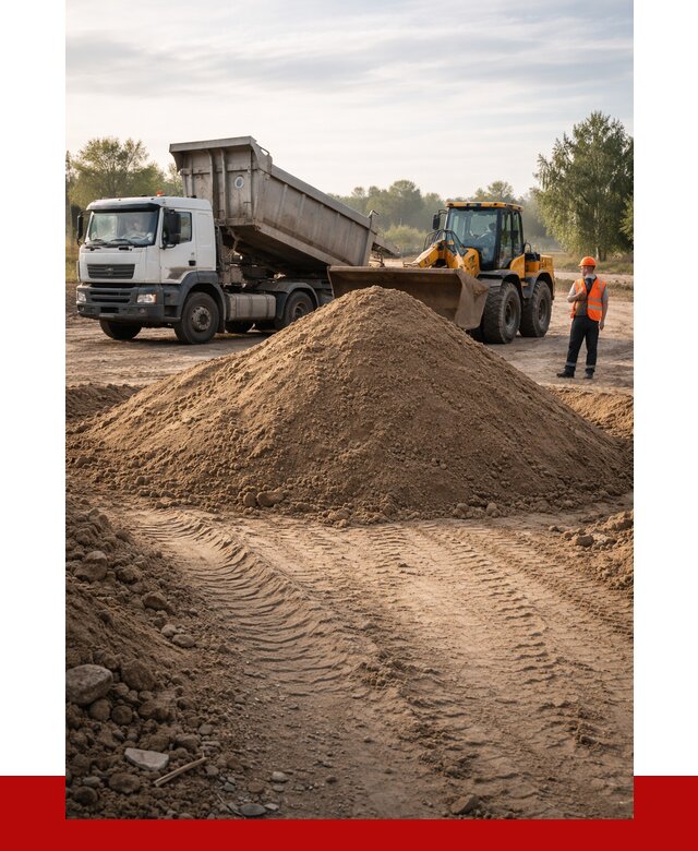 Купить песчаный грунт с доставкой в Озёрске от 4260 р. | ПРОНЕРУДОзр