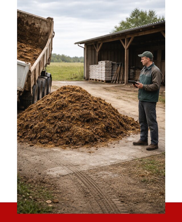 Купить навоз с доставкой в Озёрске от 1217 р. за куб | ПРОНЕРУДОзр