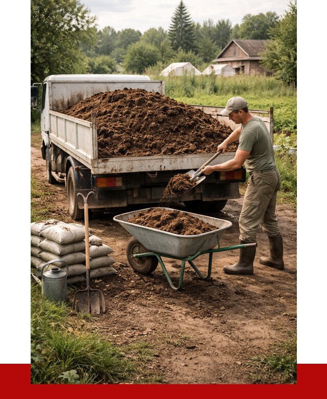 Купить коровий навоз с доставкой в Озёрске от 1826 р. | ПРОНЕРУДОзр