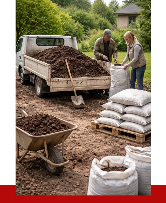 Перегной в мешках с доставкой в Озёрске от 2231 р. | ПРОНЕРУДОзр