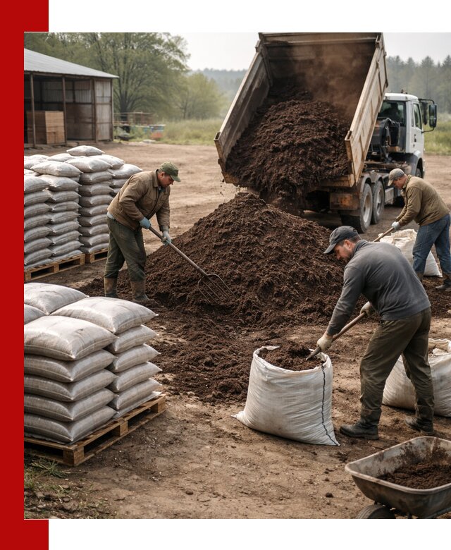 Доставка компоста оптом и в розницу в Озёрске