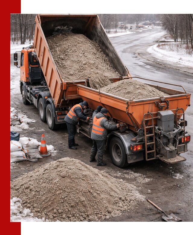 Поставка и вывоз пескосоля в Озёрске оптом и в розницу