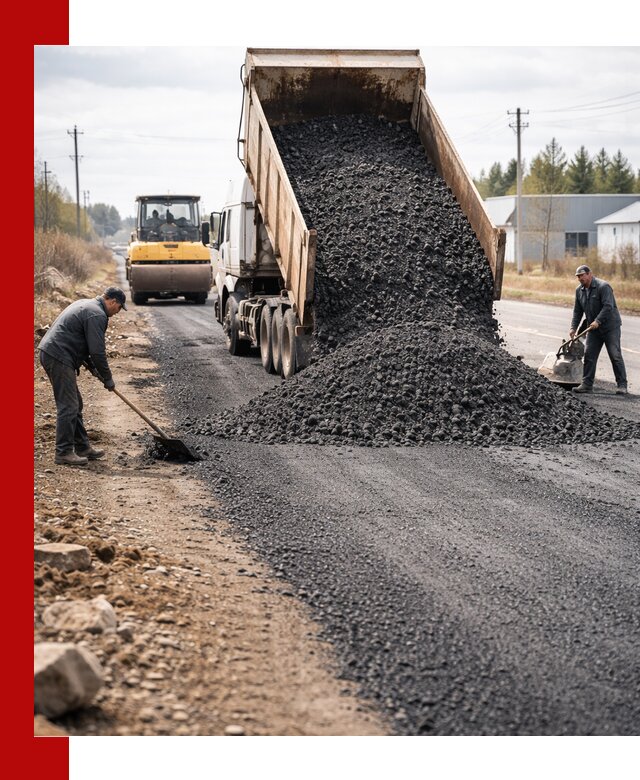 Асфальтовая крошка для дорог в Озёрске — поставка и доставка