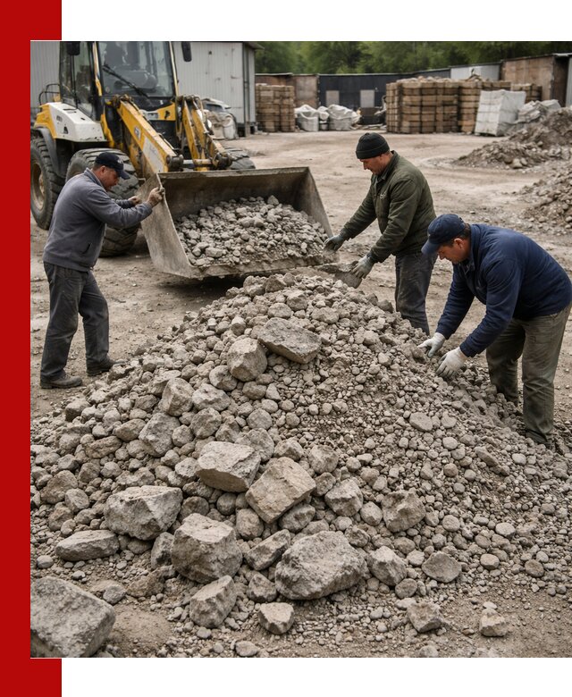 Демонтаж и вывоз бой бетона в Озёрске