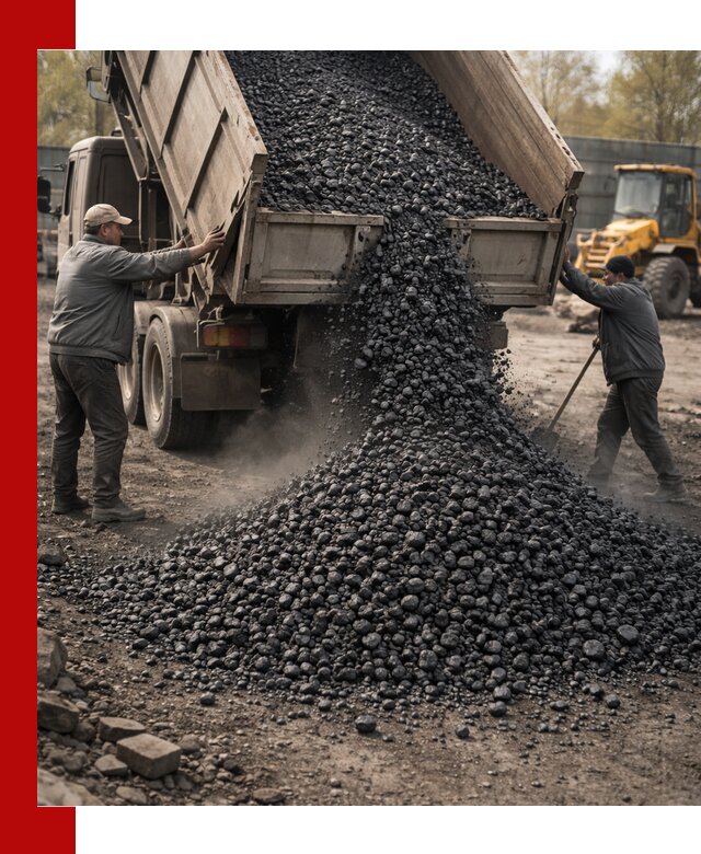 Доставка угля семечка самосвалами в Озёрске