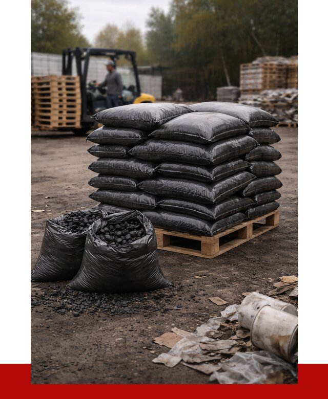 Купить уголь в мешках с доставкой в Озёрске от 7607 р. | ПРОНЕРУДОзр