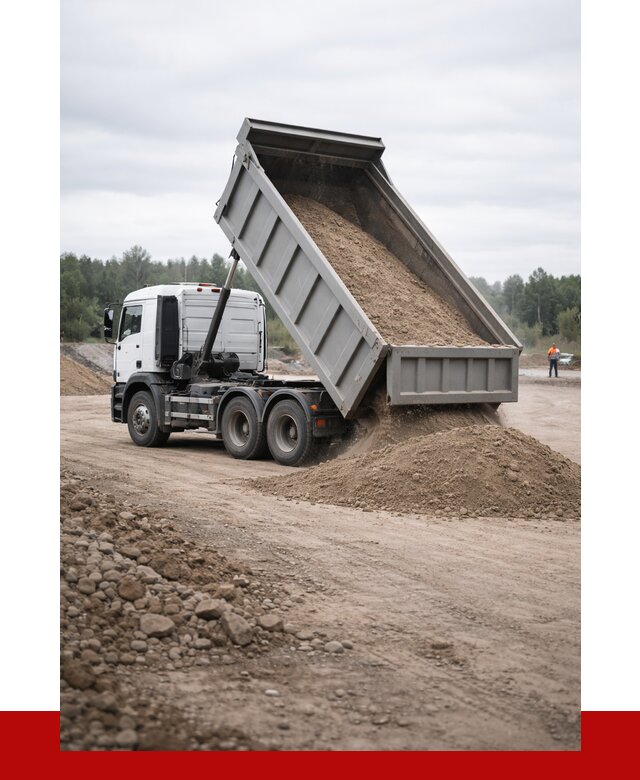 Доставка самосвалом 15 кубов в Озёрске от 6592 руб. | ПРОНЕРУДОзр