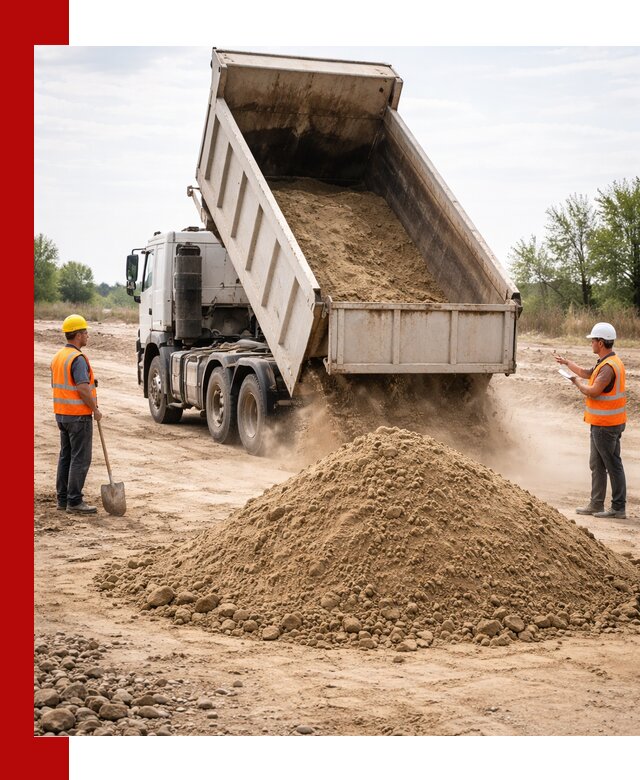 Доставка самосвалом 15 кубов в Озёрске за город и по городу