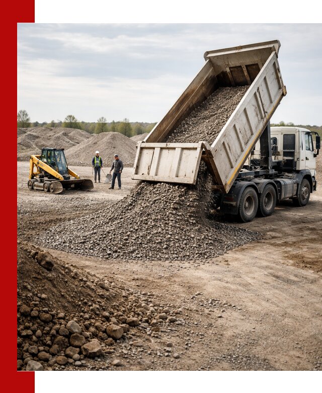 Доставка самосвалом 25 м³ в Озёрске быстро и надежно