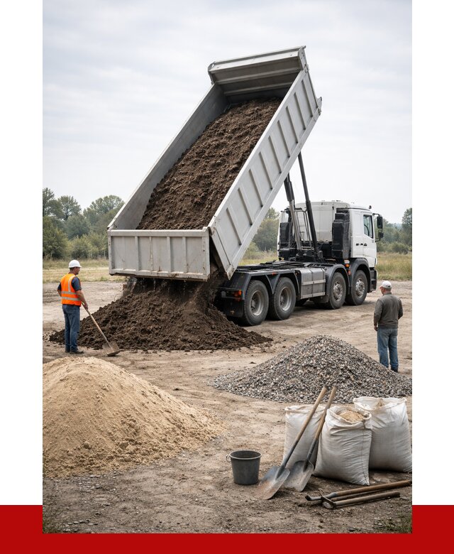 Доставка самосвалом 30 кубов в Озёрске от 8621 р. | ПРОНЕРУДОзр