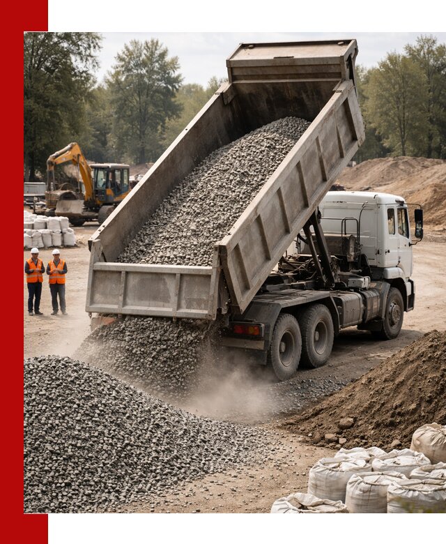 Аренда самосвала в Озёрске для доставки сыпучих и нерудных материалов