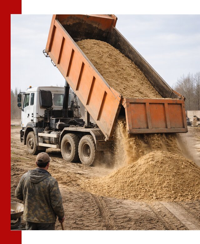 Аренда самосвала 20 тонн для перевозки грузов в Озёрске