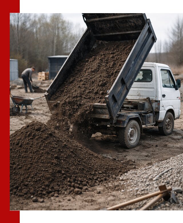 Аренда минисамосвала в Озёрске для доставки сыпучих материалов