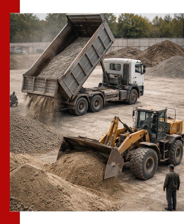 Перевозка сыпучих грузов самосвалами и бортовыми в Озёрске