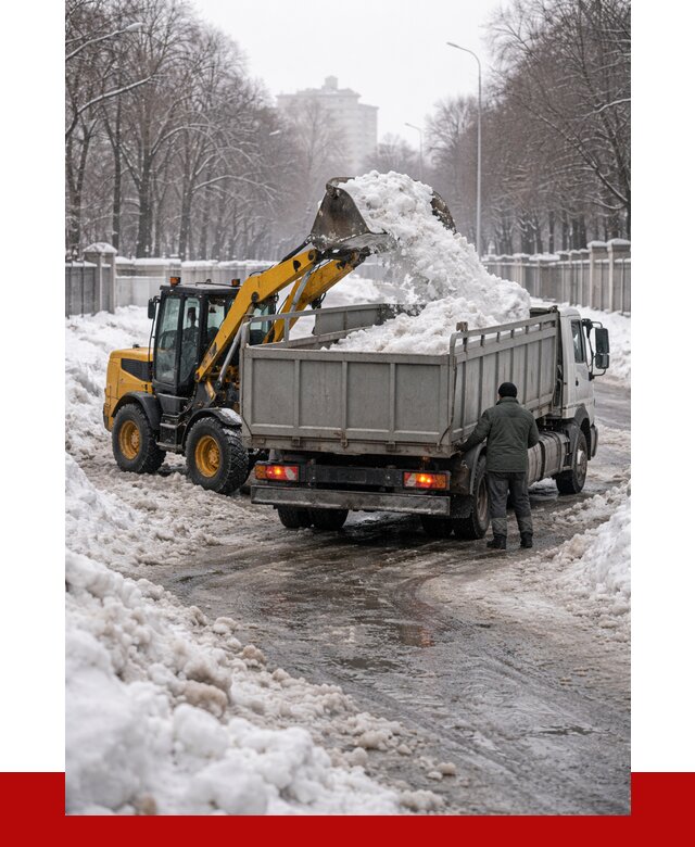 Вывоз снега с погрузкой в Озёрске от 3550 р. ПРОНЕРУДОзр