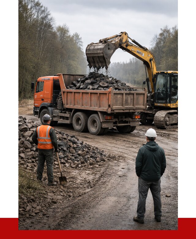 Вывоз асфальта в Озёрске от 4564 р. самосвалом ПРОНЕРУДОзр