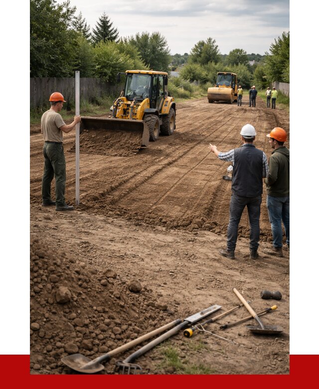 Планировка участка грунтом в Озёрске от 4564 р ПРОНЕРУДОзр