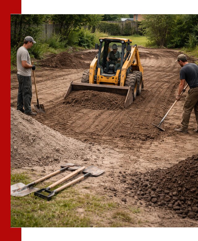 Планировка участка грунтом с вывозом и доставкой в Озёрске