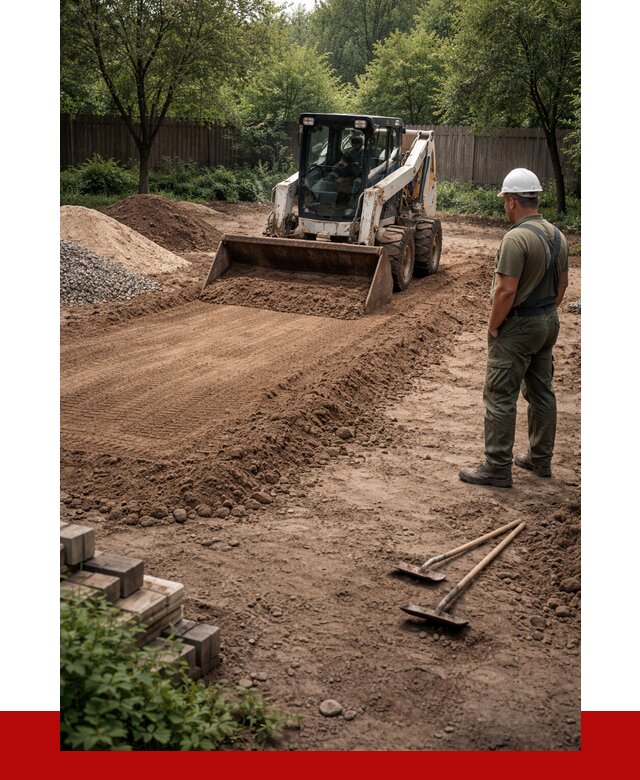 Выравнивание участка под ключ в Озёрске от 3550 р. | ПРОНЕРУДОзр