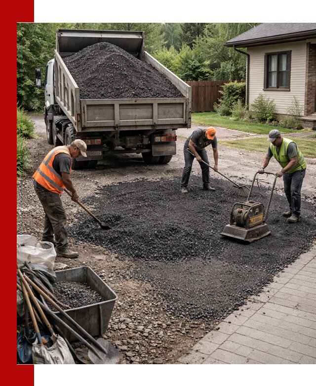 Асфальтовая крошка для двора с доставкой в Озёрске
